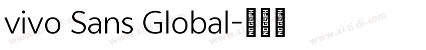 vivo Sans Global字体转换